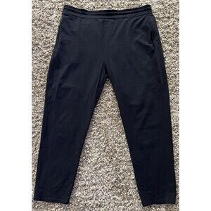 Public Rec Black Performance Drawstring Mens Jogger Pants Size 42X32 EUC
